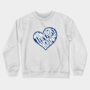 Hockey warp text Crewneck Sweatshirt